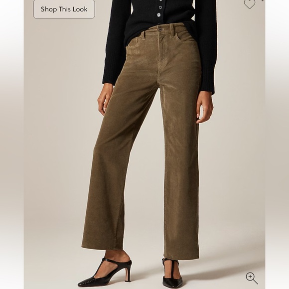 J. Crew Slim Wide Pant in Corduroy - Picture 2 of 11